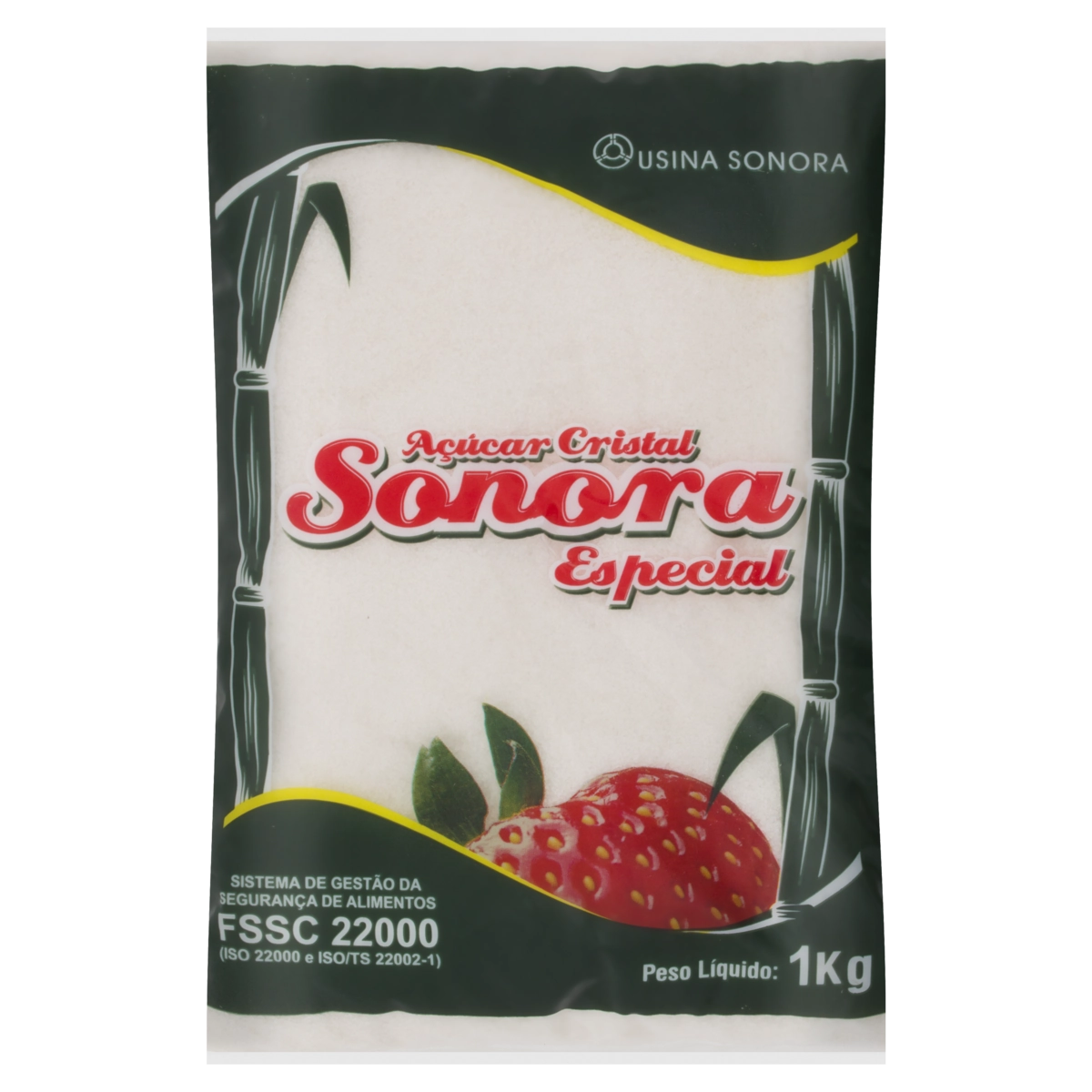 Açúcar Cristal Especial Sonora Pacote 1kg