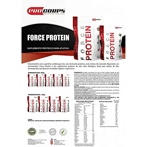 Force Protein Morango 1,8kg Procorps