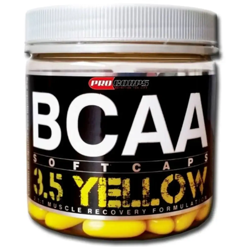 Bcaa 3.5 Yellow Softcaps 120 Caps Procorps