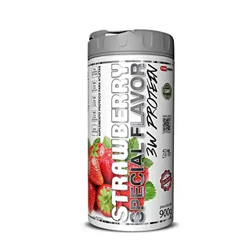Special Flavor 3w Protein 900g Sabor Chocolate Branco .