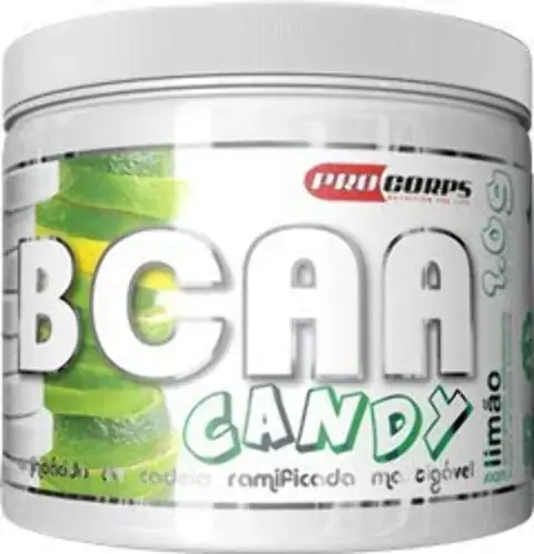 Bcaa Candy 1.0g Mastigavel Limao 60 Tabletes Pro Corps