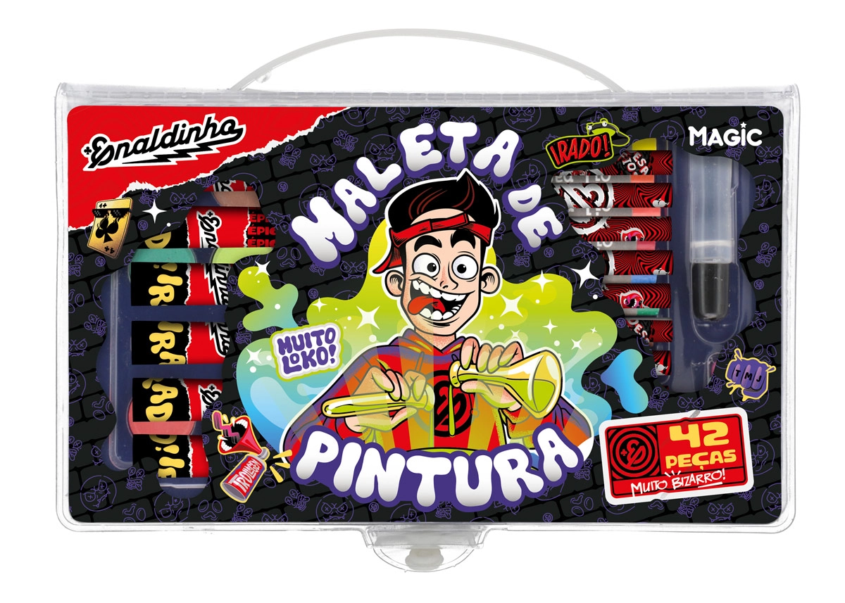 Kit Maleta Pintura Enaldinho 42pcs 7899550902918 Magic