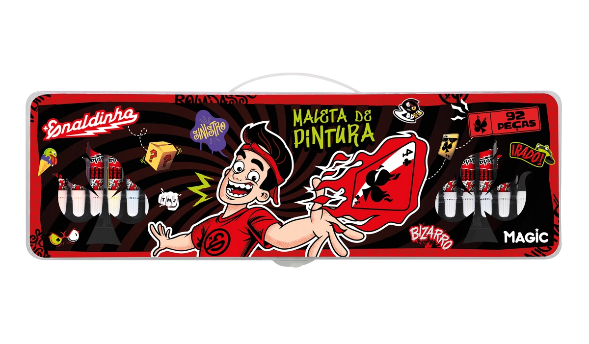 Kit Maleta Pintura Enaldinho 92pcs 7899550902963 Magic