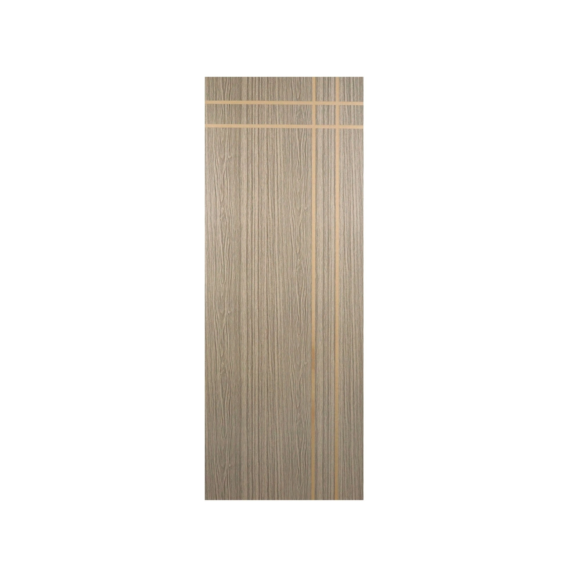 Folha De Porta Madeira Decorada 210x70cm Espessura 3,5cm Mantiqueira Mgm Carvalho Alpha