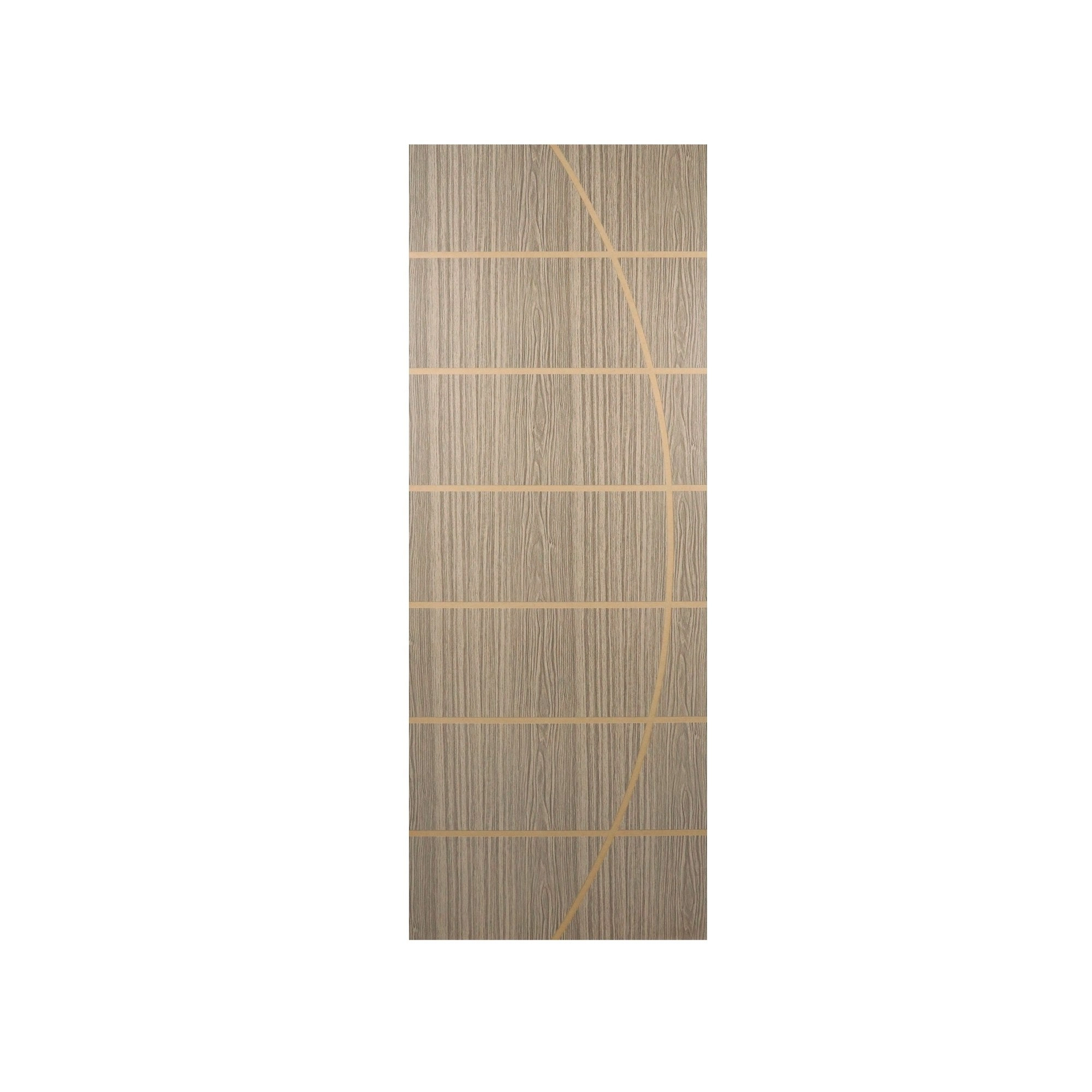 Folha De Porta Madeira Decorada 210x80cm Espessura 3,5cm Neblina Mgm Carvalho Alpha