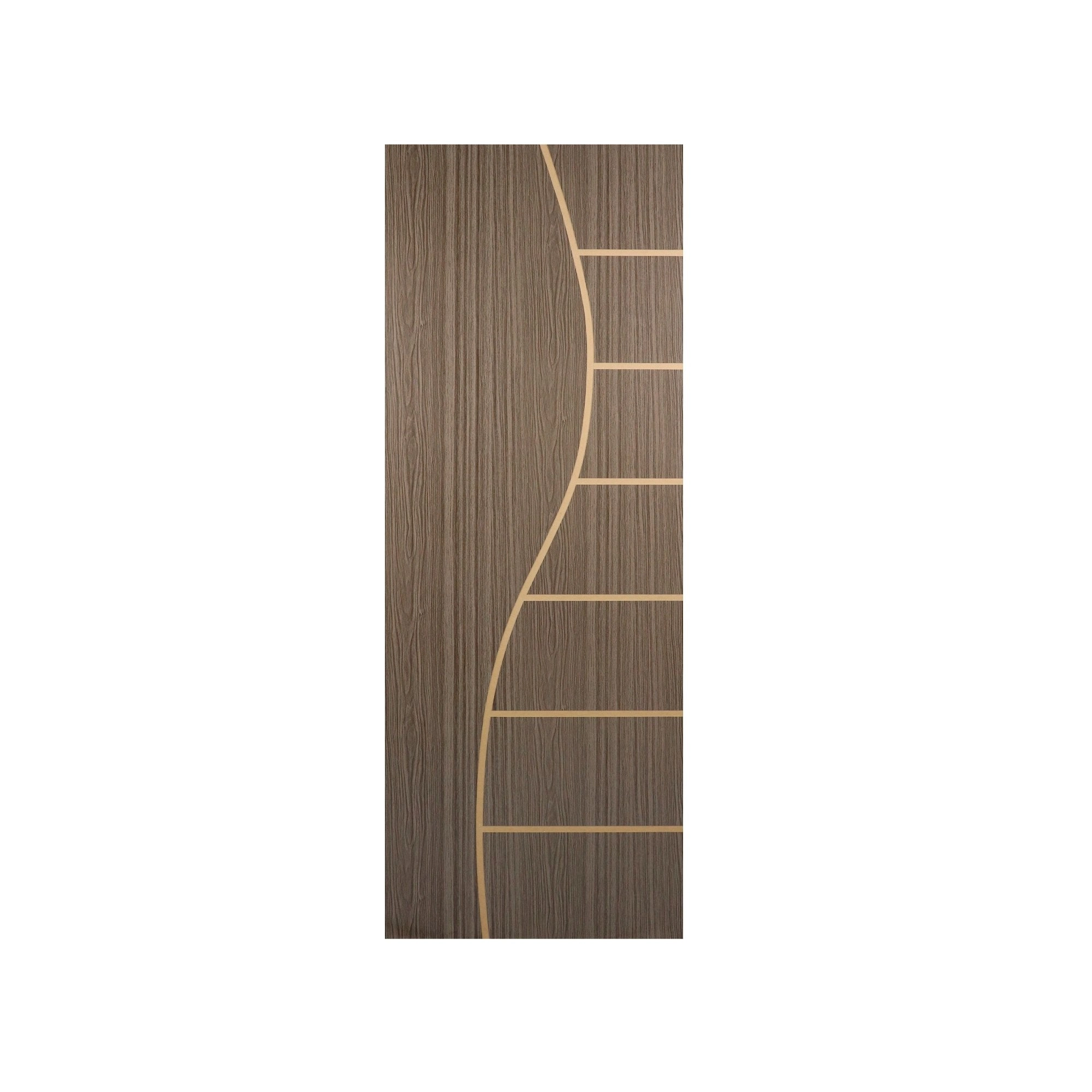 Folha De Porta Madeira Decorada 210x60cm Espessura 3,5cm Cantareira Mgm Carvalho Quebec