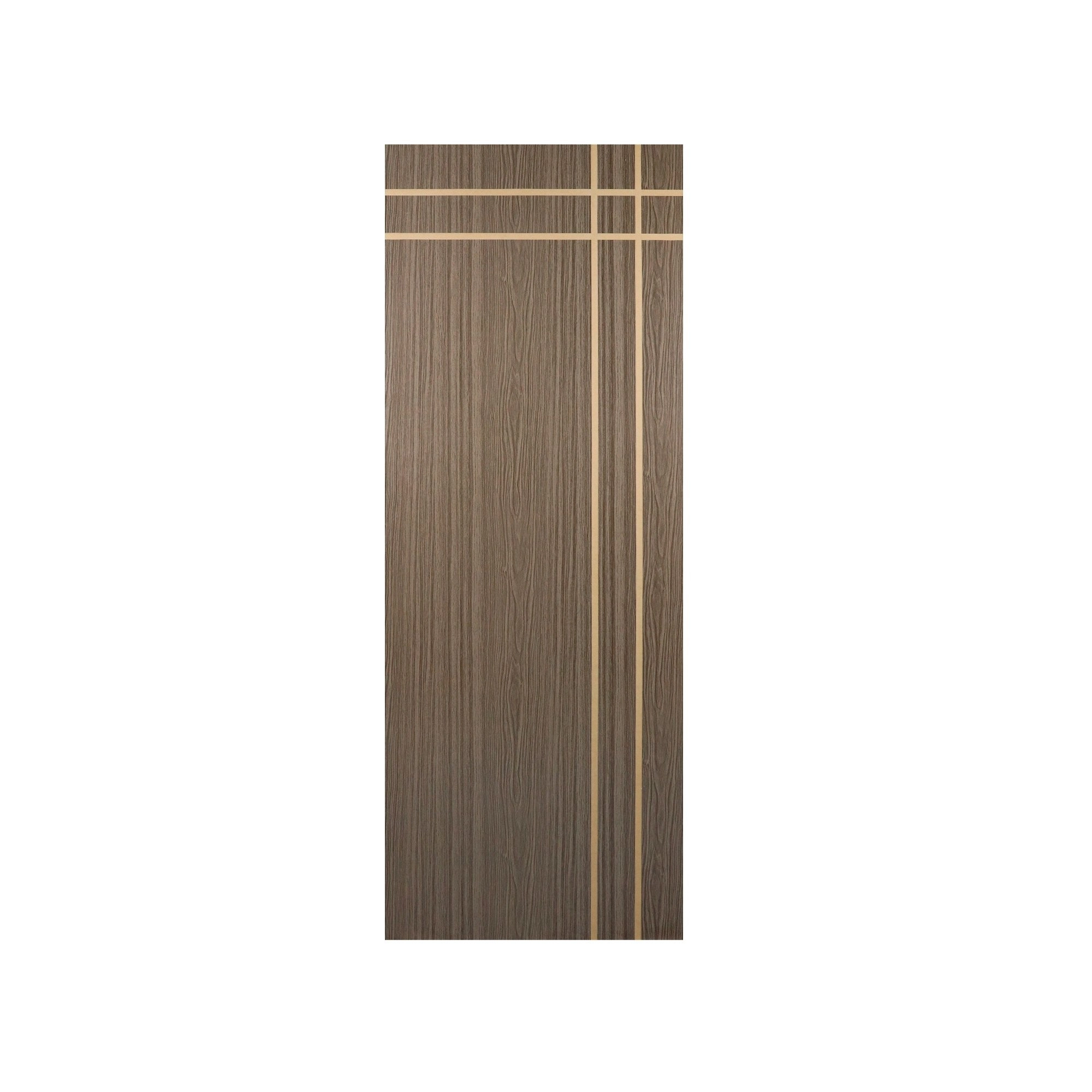 Folha De Porta Madeira Decorada 210x80cm Espessura 3,5cm Manqueira Mgm Carvalho Quebec