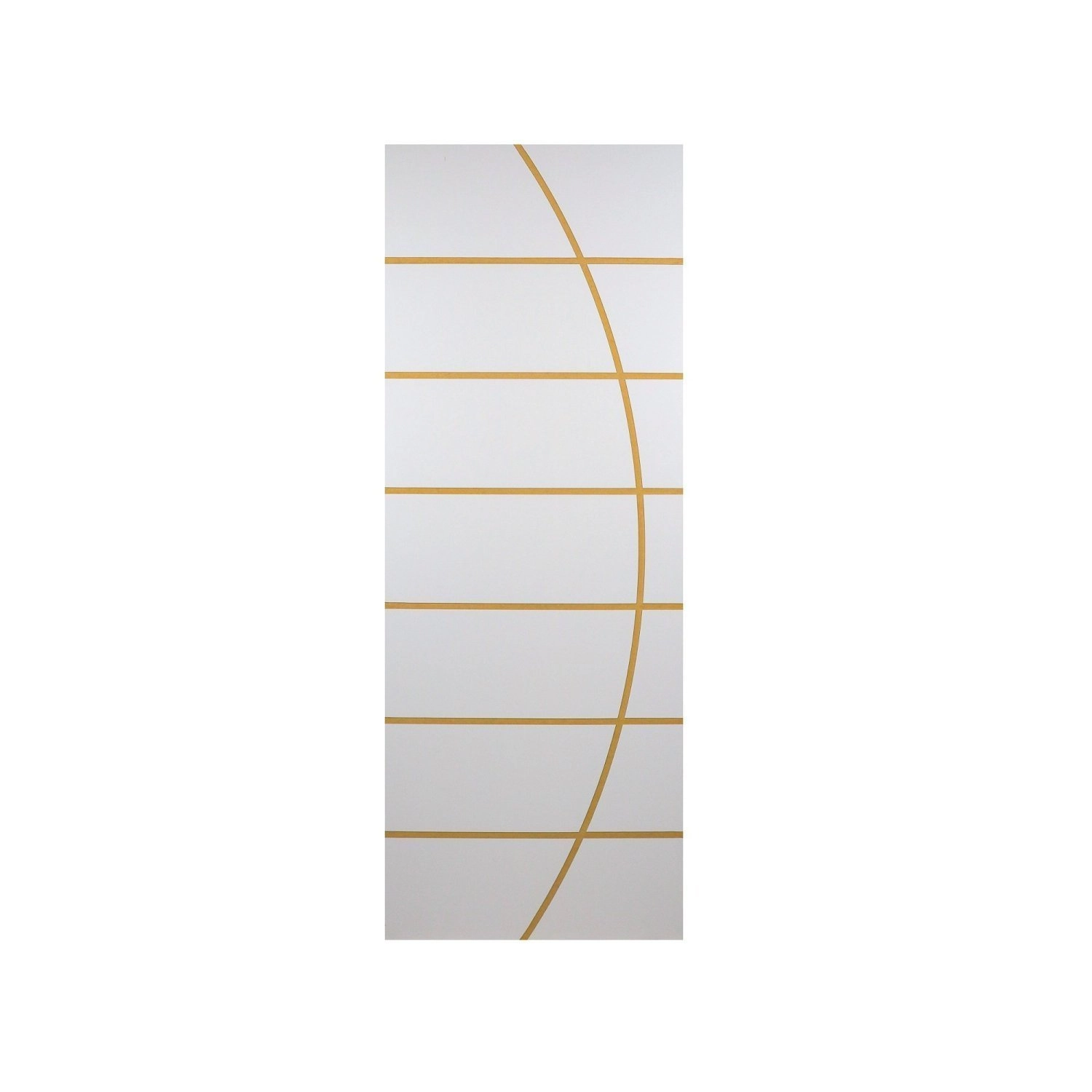 Folha De Porta Madeira Decorada 210x70cm Espessura 3,5cm Neblina Mgm Branco