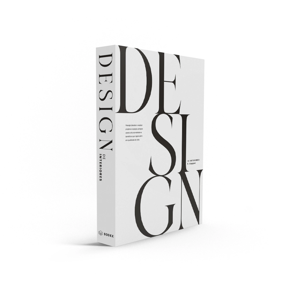 Livro Caixa Design Interiores Clean 36x27x5cm 700020 Goods