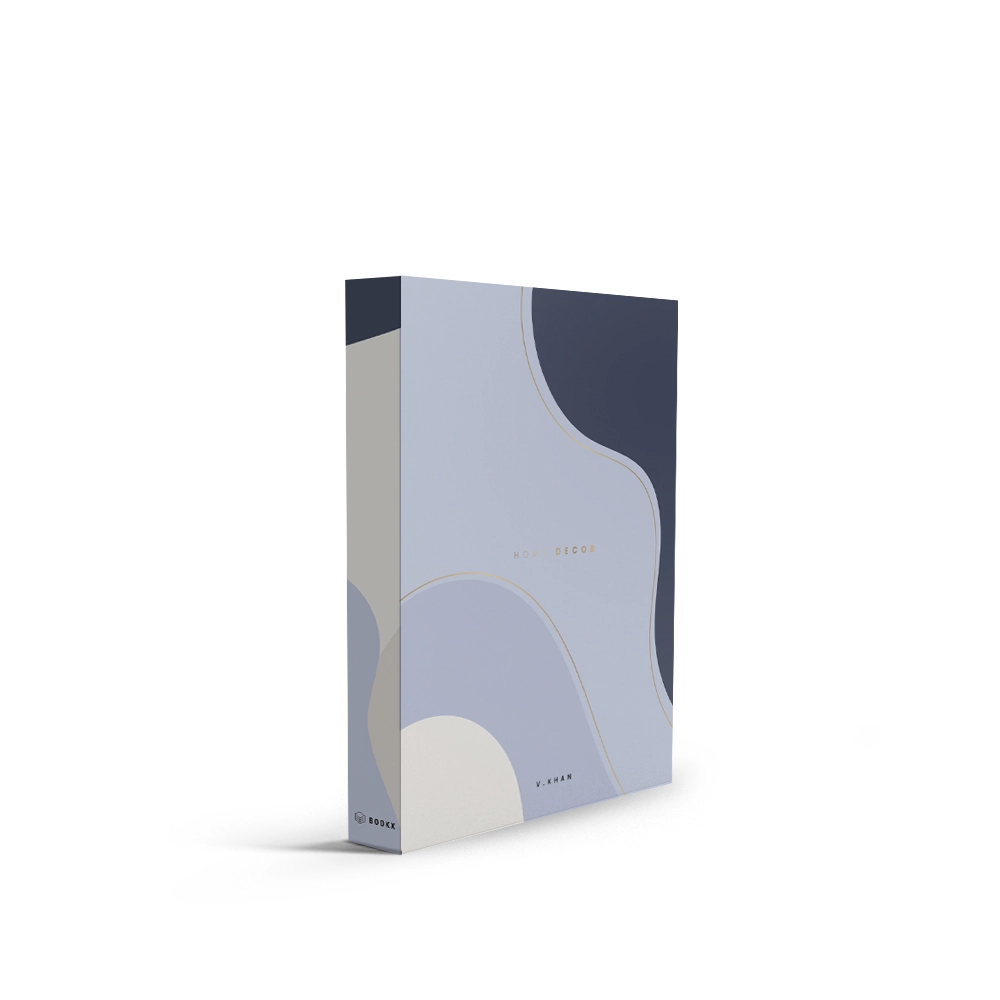 Livro Caixa Organic Wave Blue Ii 30x23x3cm 700048 Goods