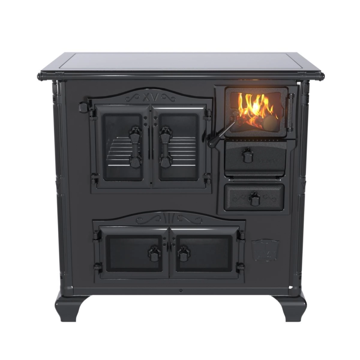 Fogao A Lenha N 1 Princess Premium Preto Onix