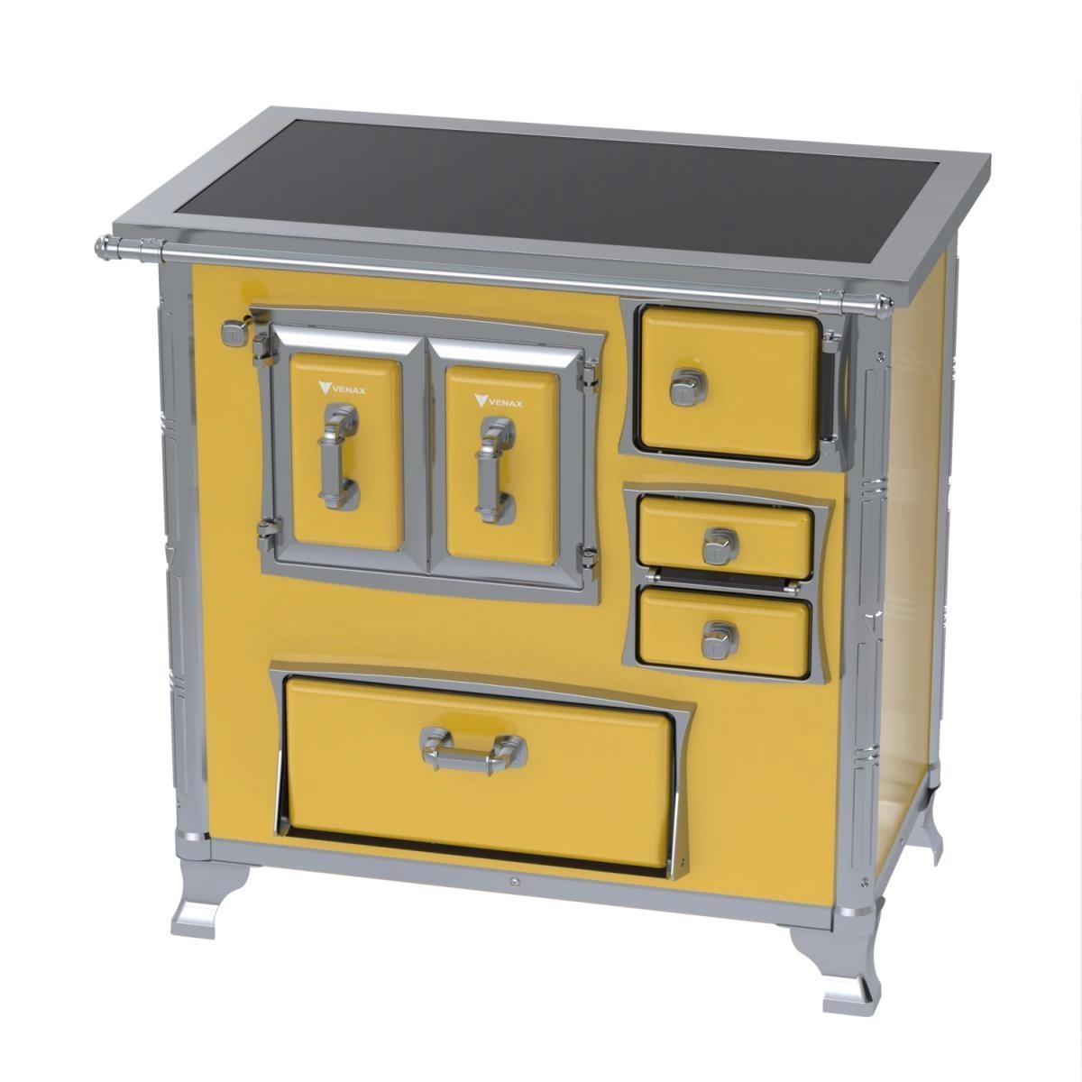 Fogao A Lenha Gii N 1 Gab Sec Xviii Premium Amarelo