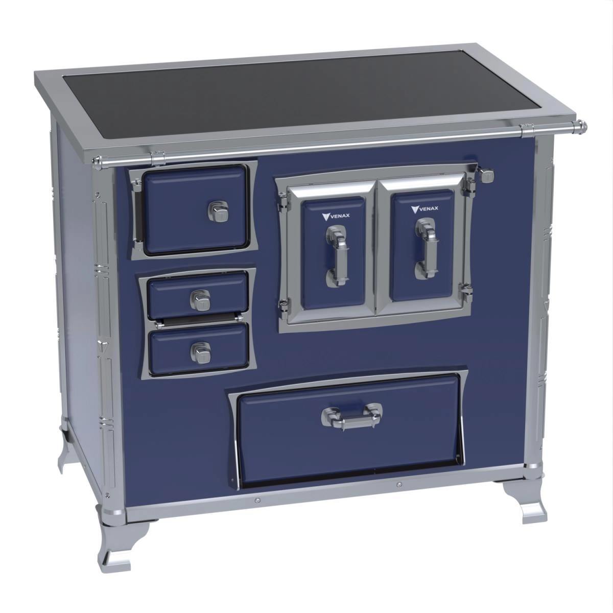 Fogao A Lenha Gii N 2 Gab Sec Xviii Premium Azul