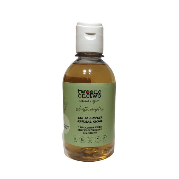 Gel de Limpeza Facial Natural Twoone Onetwo Natural Vegana