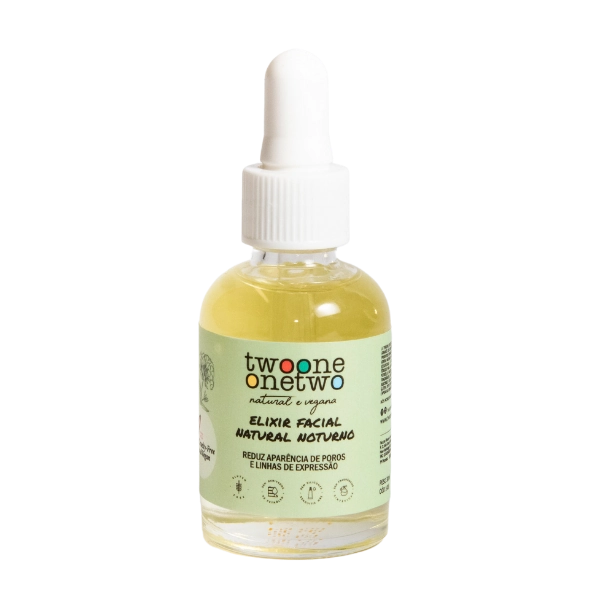 Elixir Facial Natural Noturno Picão Preto Twoone Onetwo Natural Vegana