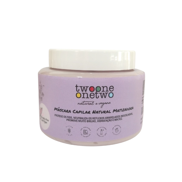 Máscara Capilar Natural Matizadora Efeito Platinum Twoone Onetwo Natural Vegana
