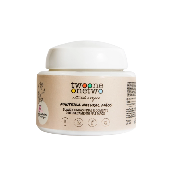 Manteiga Natural Mãos Karité e Picão Preto Twoone Onetwo Natural Vegana
