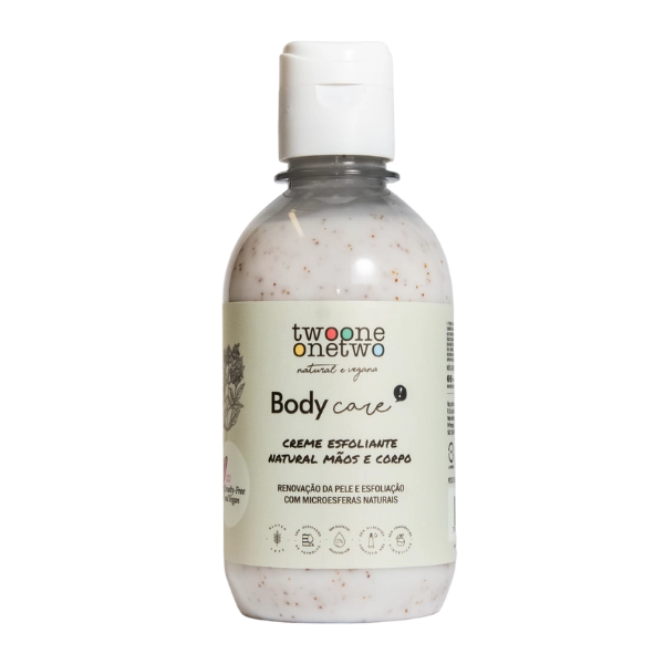 Creme Esfoliante Natural com Enxágue Cravo e Damasco Twoone Onetwo Natural Vegana