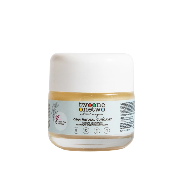 Cera Natural de Cutículas Argan e Oliva Twoone Onetwo Natural Vegana