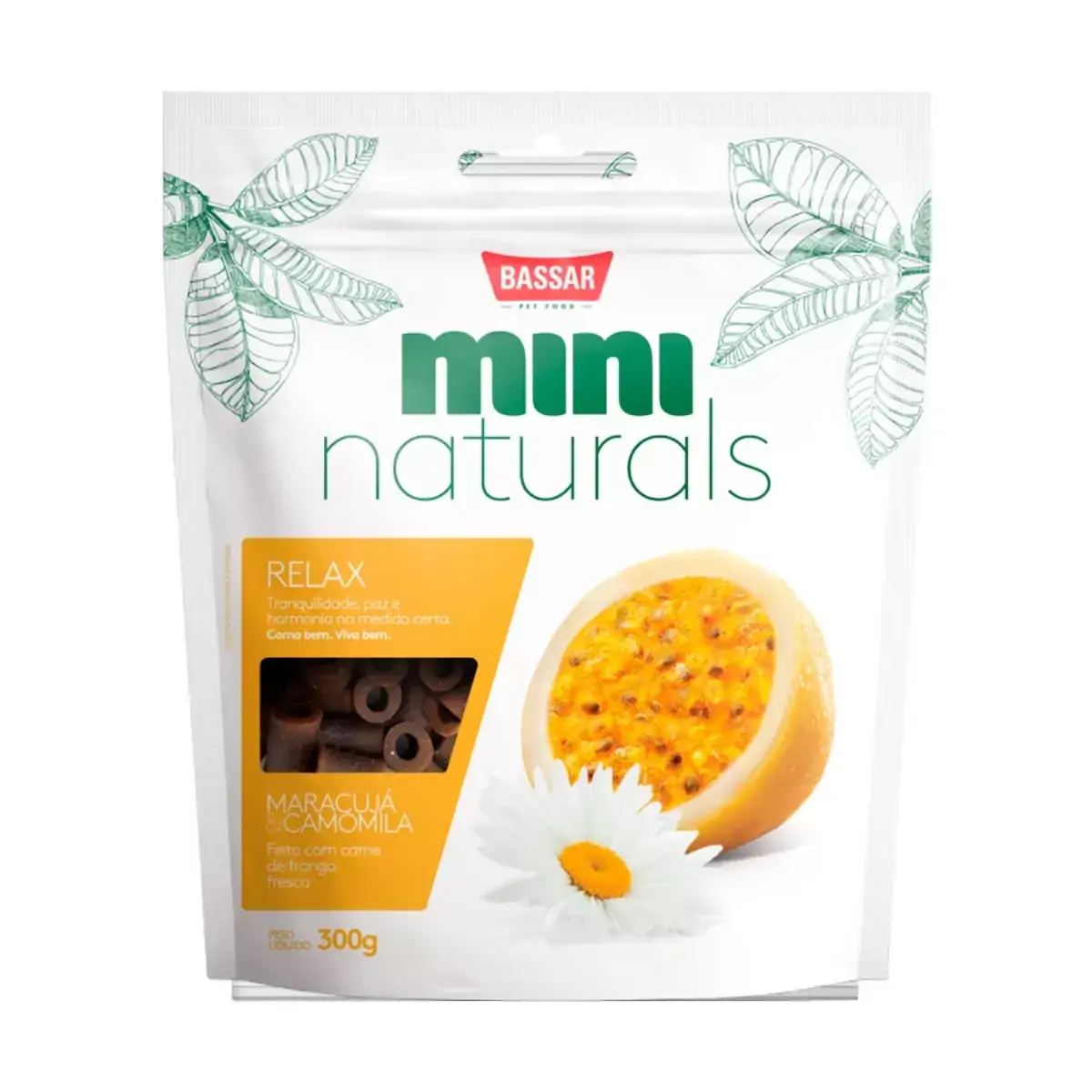 Snack Bassar Mini Naturals Sabor Maracujá 300g