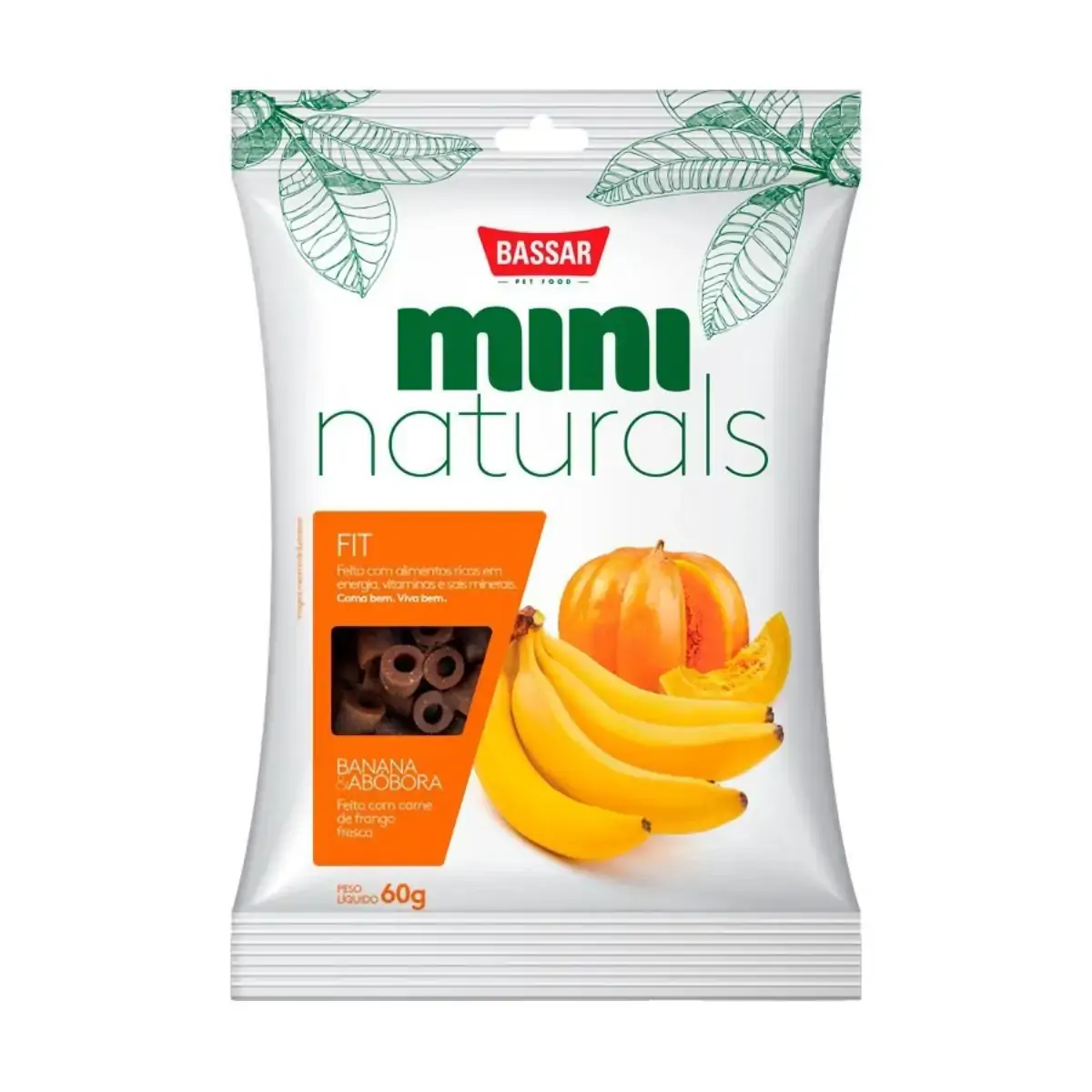 Snack Bassar Mini Naturals Fit Banana 60g