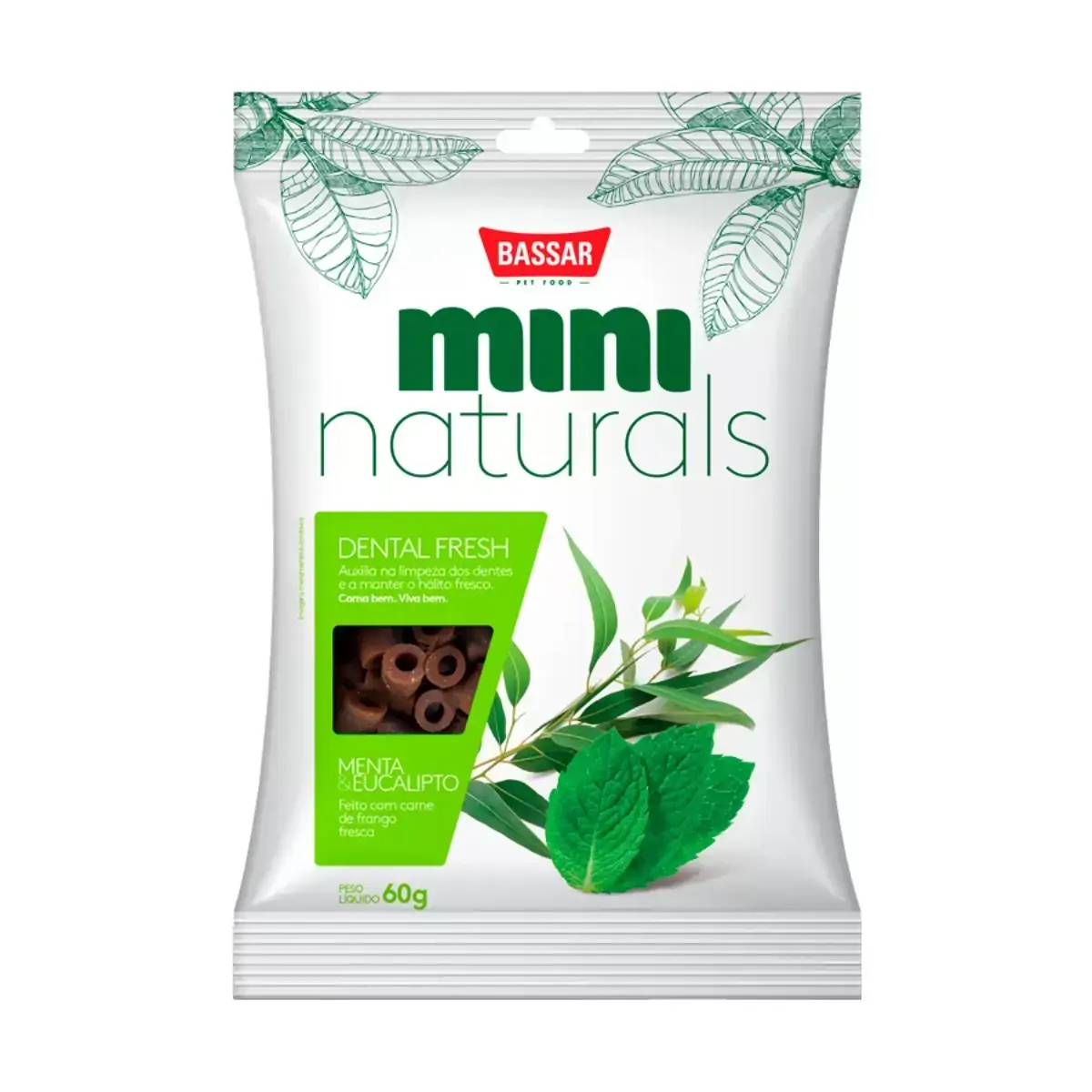 Snack Bassar Mini Naturals Dental Fresh 60g
