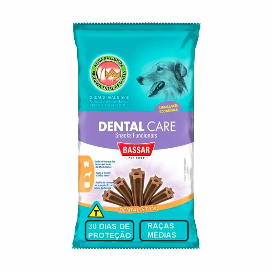 Snack Caes Bassar 30un Dental Care Rm.