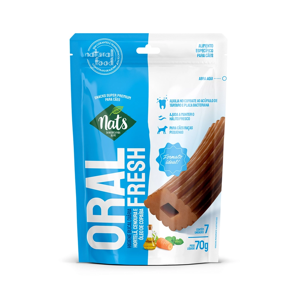 Oral Fresh NATS Raças Pequenas 70g