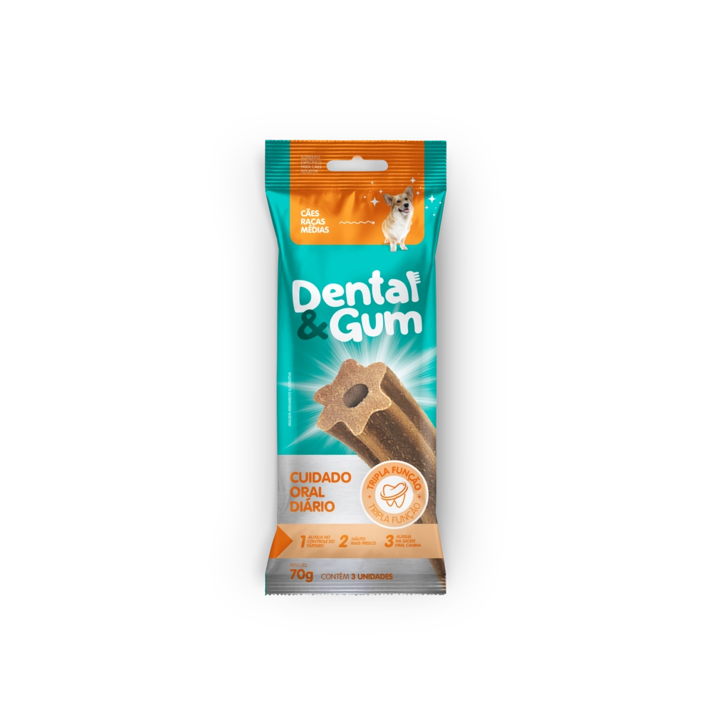 Dental Gum Rças Md 70g 3 Un
