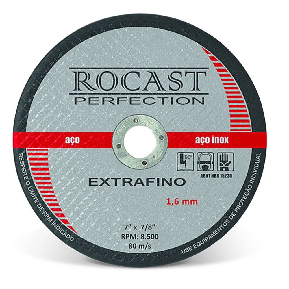 Disco De Corte Inox 7 1 6 Mm Rocast