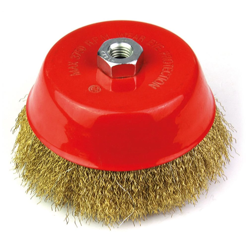 Escova Aco Rotativa 100 Mm Tipo Copo