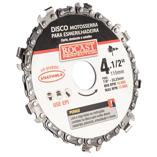 Disco Motossera Para Esmerilhadeira