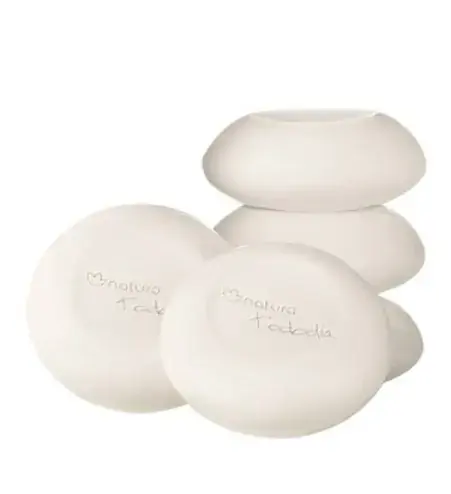 Linha Todo Dia Natura Sabonete Em Barra Puro Vegetal Algodao 5x 90 Gr Natura Every Day Collection C