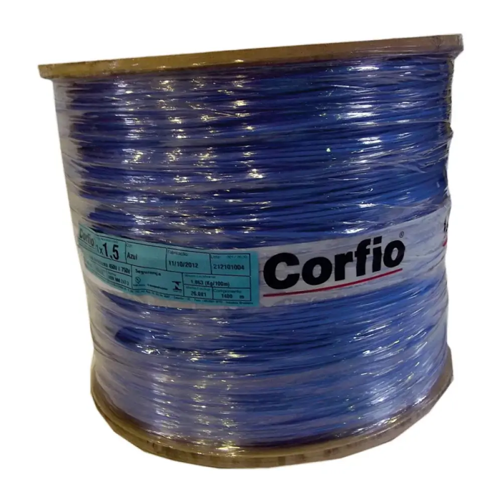Cabo Flex.bob.1,5mm Az.corfioc1400