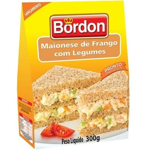 Maionese C/legumes E Frango Bordon 300g