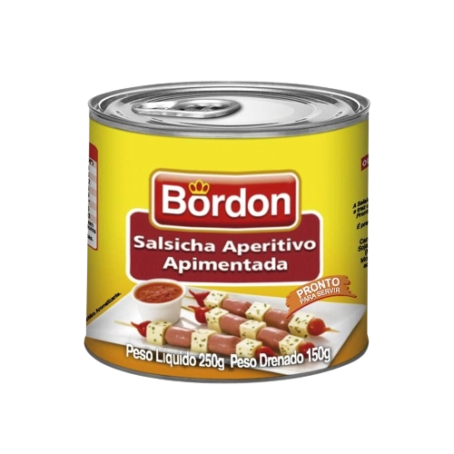 Salsicha Aperitivo Pp Bordon Apim 150g