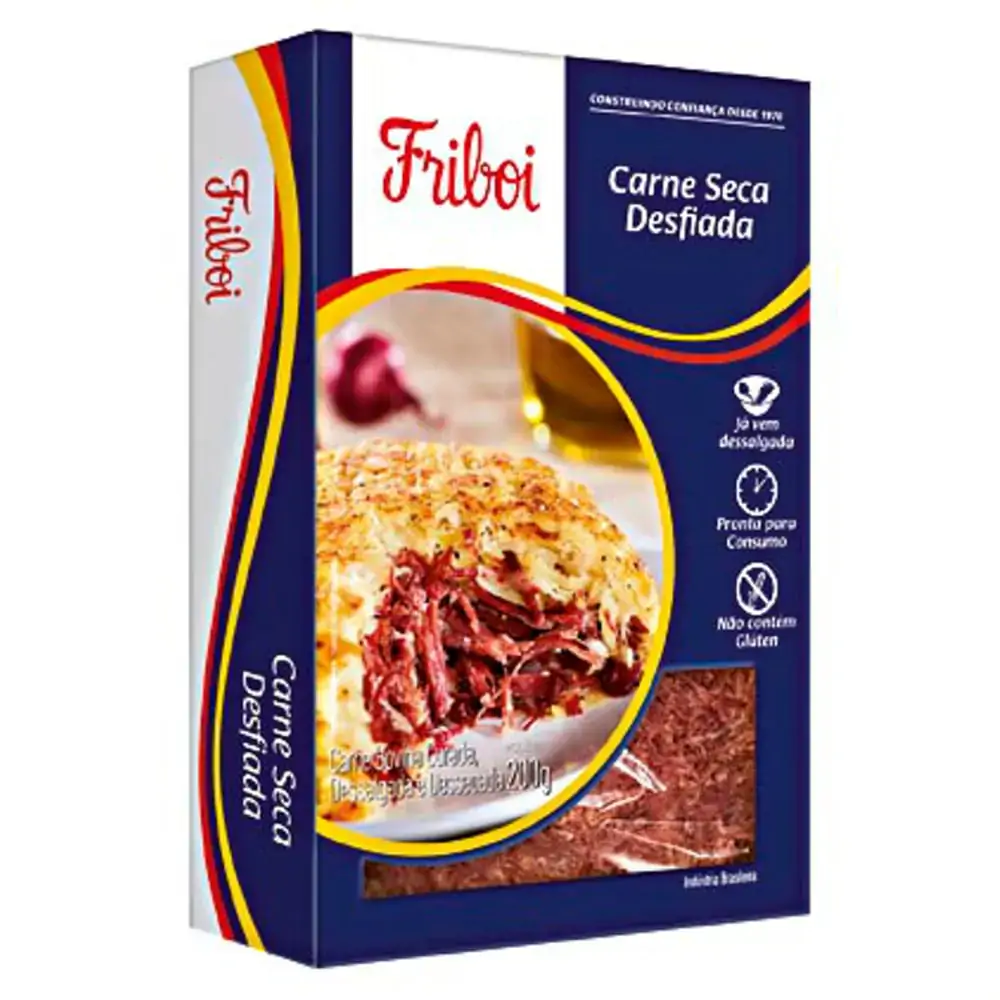 Jerked Friboi 200g Desfiado