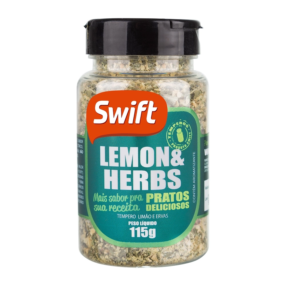 Tempero Lemon E Herbs Swift 115g