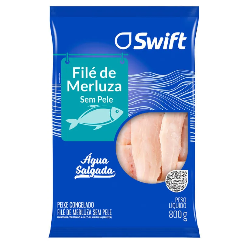 Filé de Merluza Congelado Swift 800 g