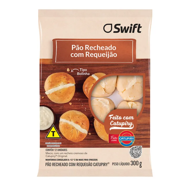 Pão de Alho Recheado com Catupiry Swift 300 g