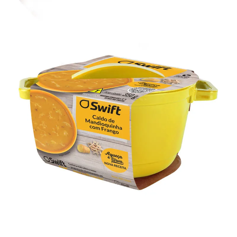 Caldo Congelado de Mandioquinha com Frango Swift 350g