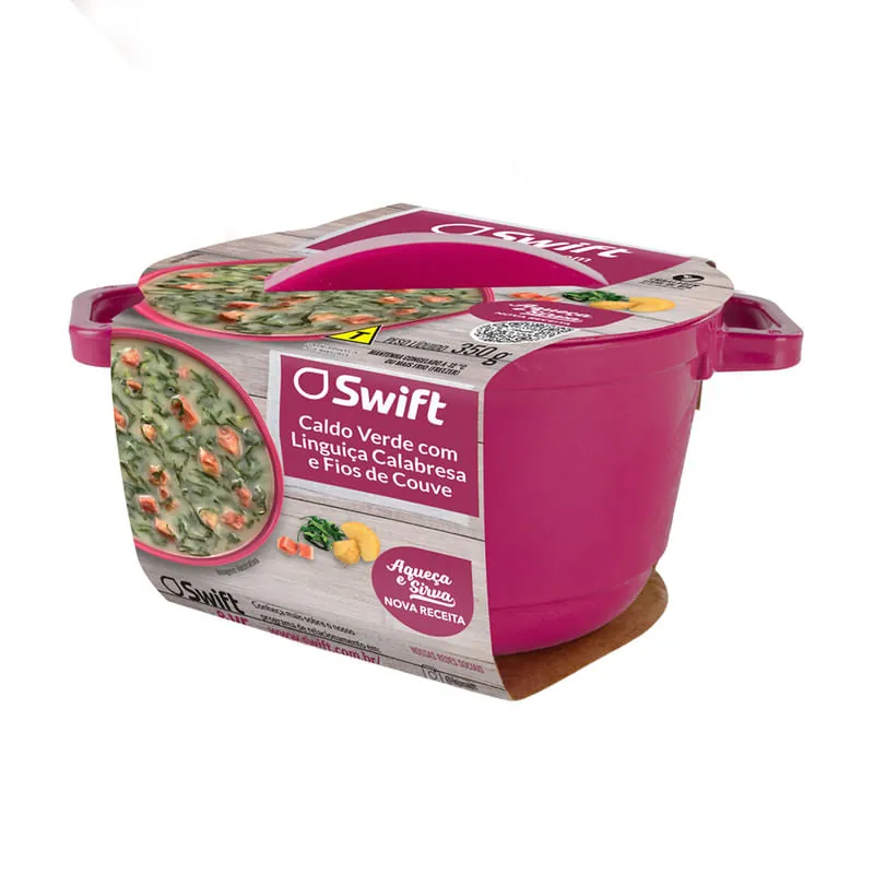 Caldo Congelado Verde com Linguiça Calabresa Swift 350g