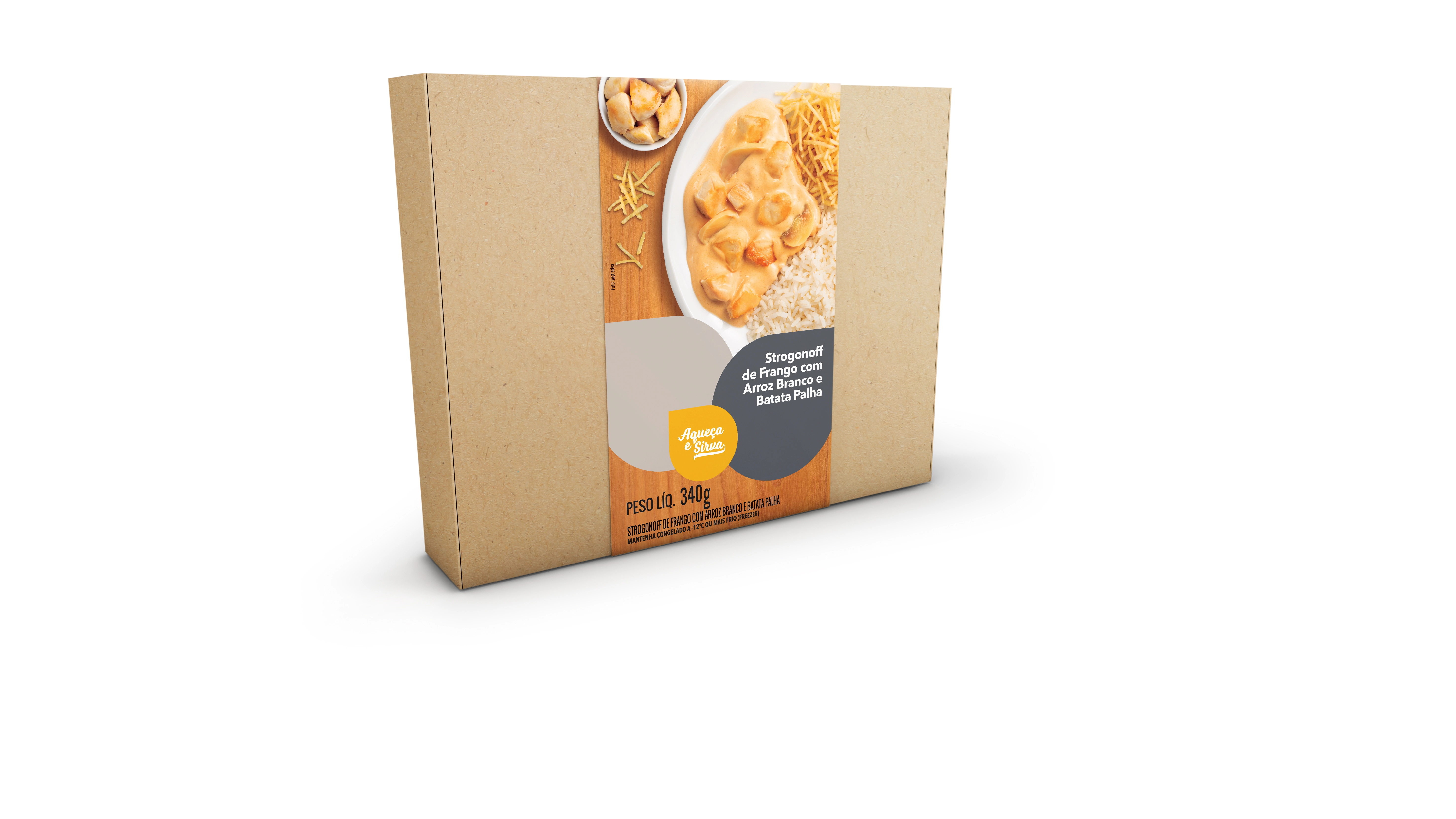 Strogonoff Frango Swift 340g Arroz Bco E Batata
