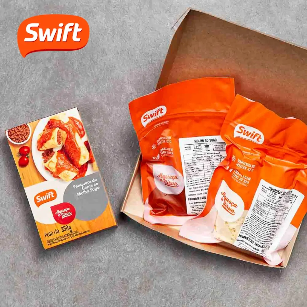 Panqueca De Carne Swift 350g Ao Molho Sugo