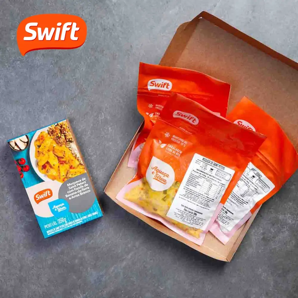 Moqueca Saint Peter Swift Farofa E Arroz 350g