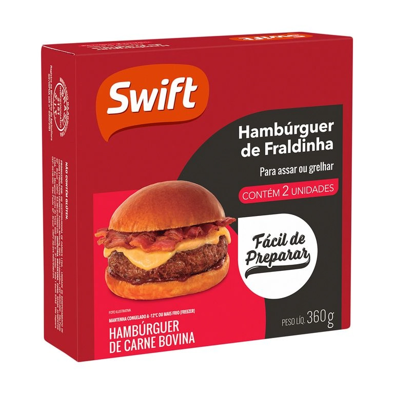 Hamburguer de Fraldinha Swift 360g