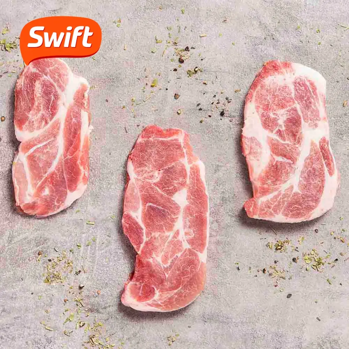 Bife De Copa Lombo Suíno SWIFT 1Kg