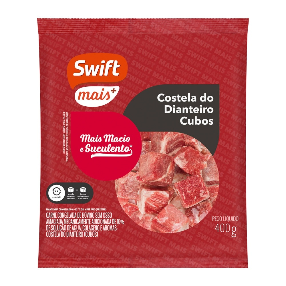Cubos De Costela Swift Mais 400g