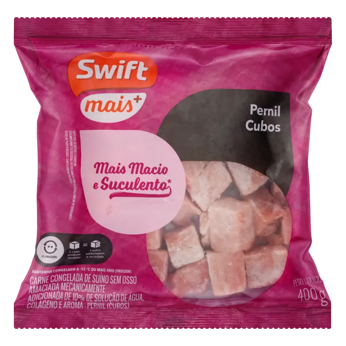 Cubos De Pernil Suino 400g
