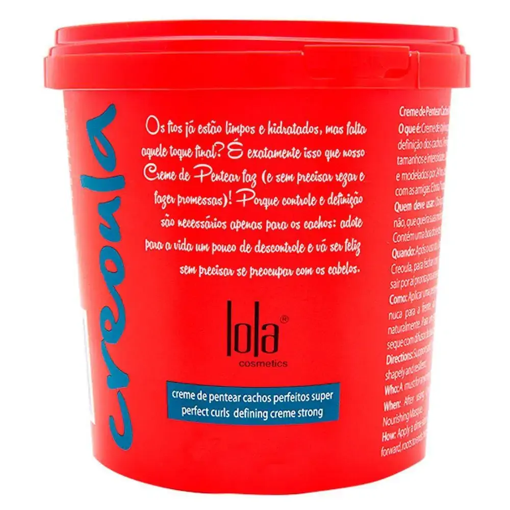 Creoula Creme De Pentear Cachos Perfeitos 1kg Lola Cosmetics